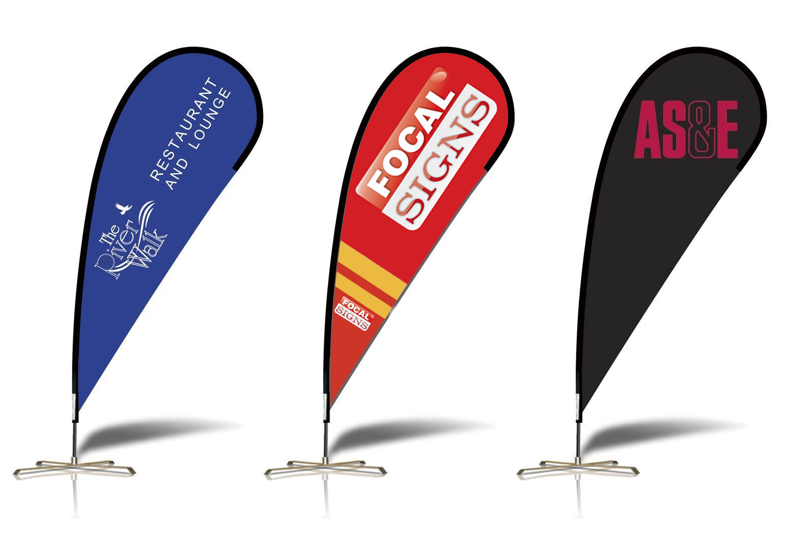 Flag Banner Focal Signs 3m Vehicle Wrap Channel Letters